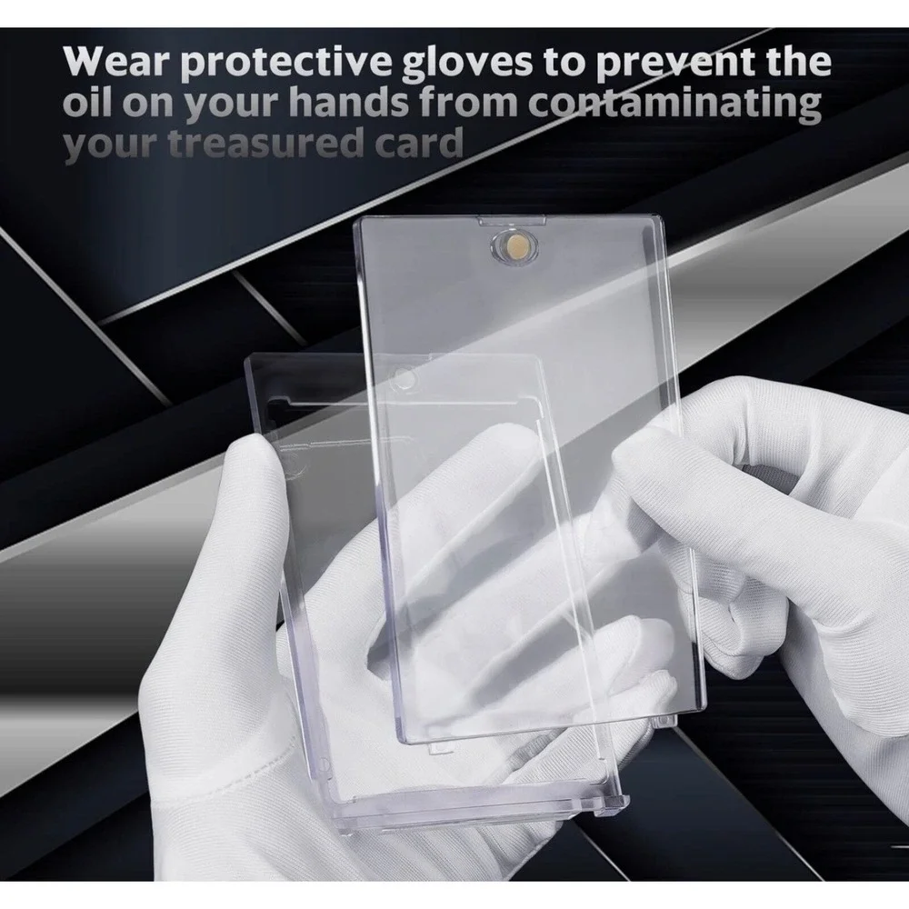 Lot of 20 Magnetic Acrylic Trading Card Holders‎ UV Protection for Standard Size